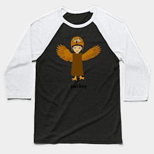 Owl boy Baseball T-Shirt